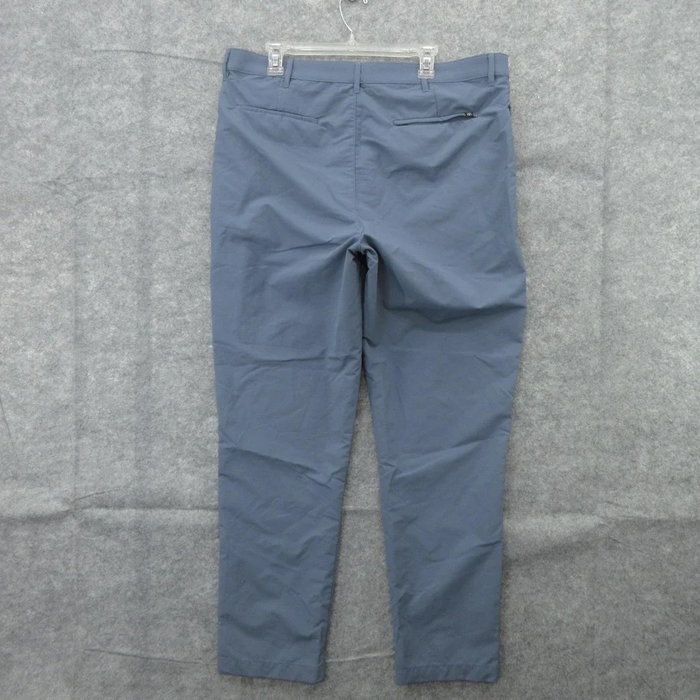Banana Republic Pants Mens 40x31 Blue Gray Performance Golf Flat Front